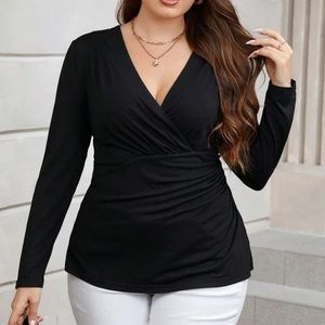 SHEIN Black Top 1XL NIB